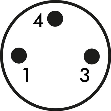 Symbol przelaczania: Wtyk M 8 (3-stykowy)